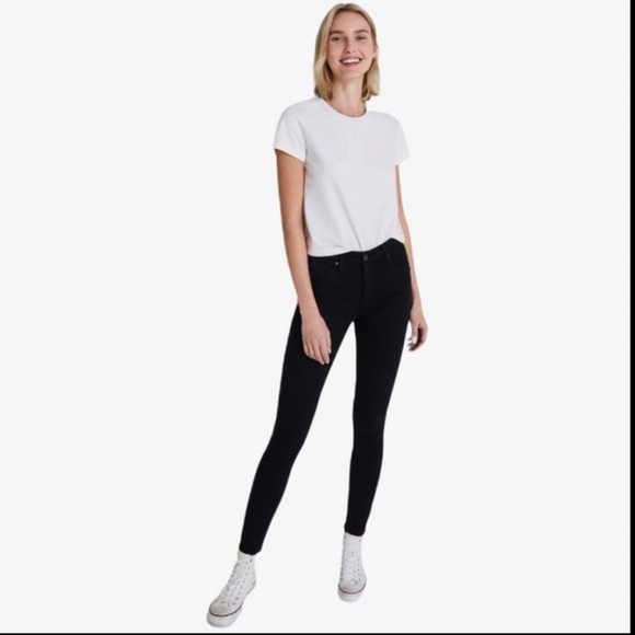 AG Adriano Goldschmied The Stevie Ankle Slim Straight Leg Jeans - 25 R - Picture 17 of 17